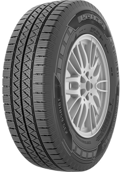 Petlas 205/75 R16 C 113/111R 10PR Vanmaster + A/s 4mevsim Ticari Lastiği(Üretim Yılı: 2025)