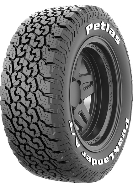 Petlas 265/70 R17 Tl 121/118S Peaklander A/t Oto 4 Mevsim Lastiği (Üretim Yılı: 2025)