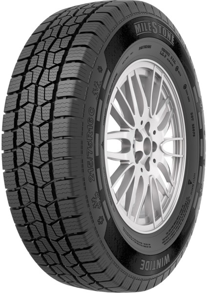 Milestone 195/70 R15C 104/102R 8pr Wintide Hafif Ticari Kış Lastiği ( Üretim Yılı: 2025 )