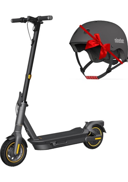 SEGWAYNinebot Kickscooter Max G2 900 W Elektrikli Scooter+Orj. Segway Kask Hediye