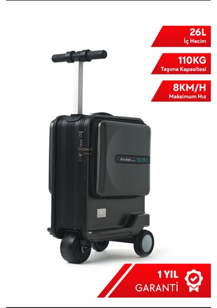 AirwheelSE3MINIT Elektrikli Binilebilir Scooter Valiz